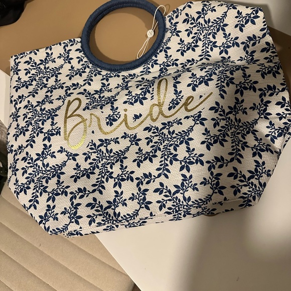 no brand Handbags - Bride Floral Tote Bag
